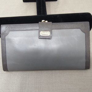 VINTAGE VALENTINO FRANCHINI TAUPE WALLET